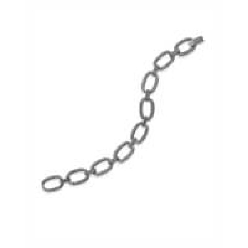 Chain Link Bracelet in Vintage Silver